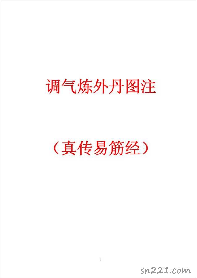 調氣煉外丹圖註（真傳易筋經）135頁.pdf