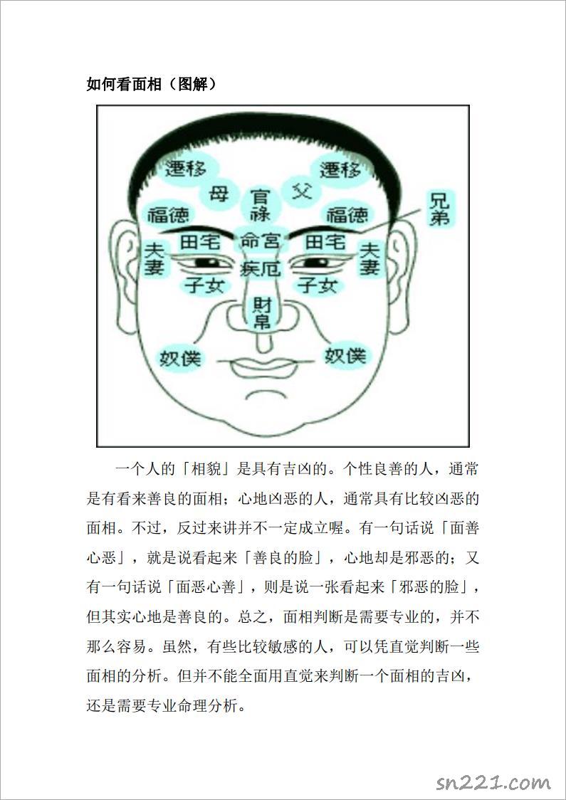 如何看面相(圖解) .pdf