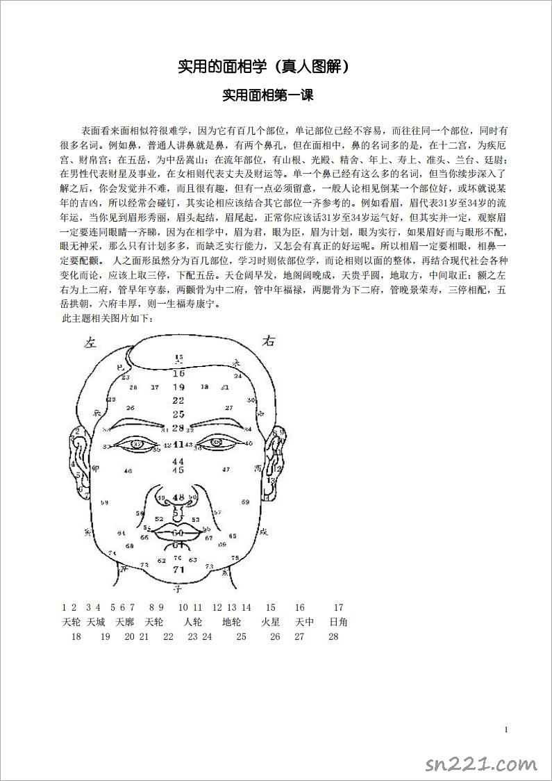 實用的面相學(真人圖解) .pdf