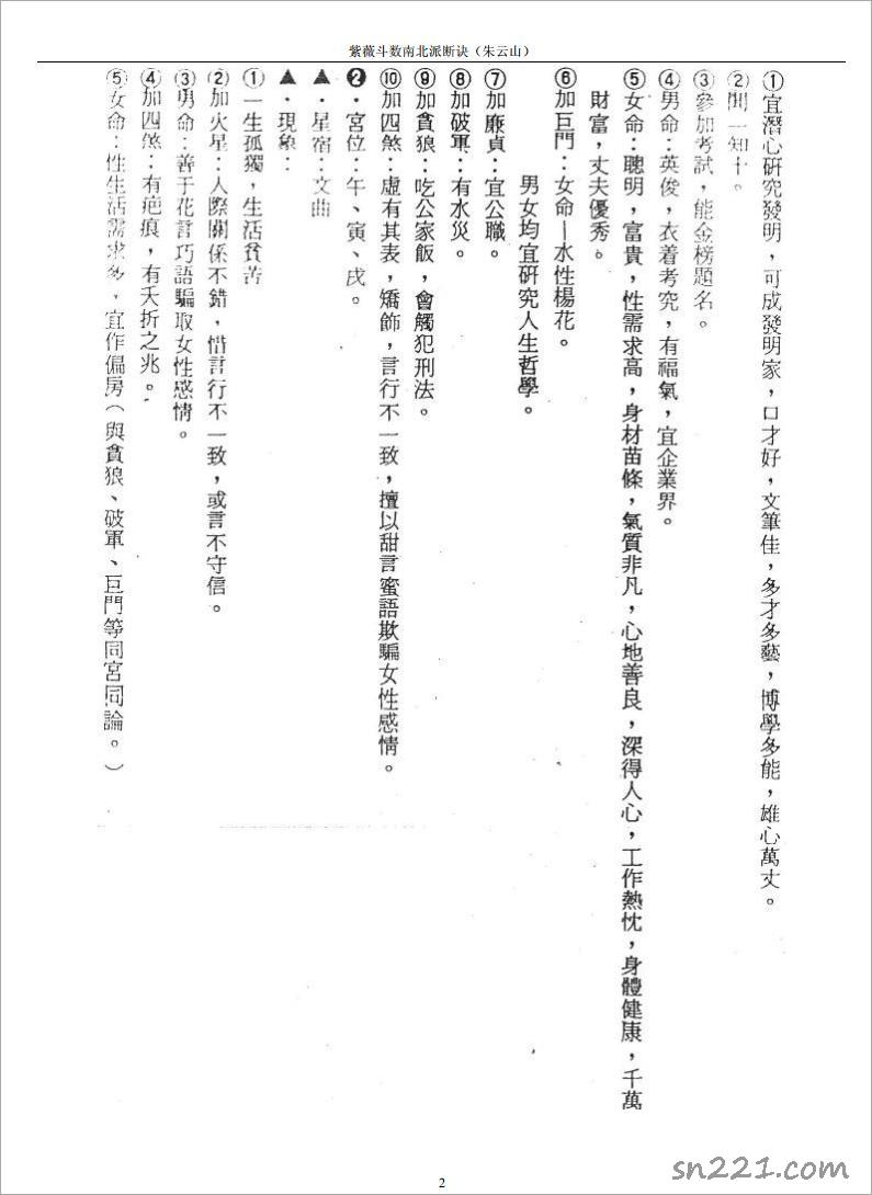 朱雲山-紫微鬥數南北派斷訣（213頁）.pdf